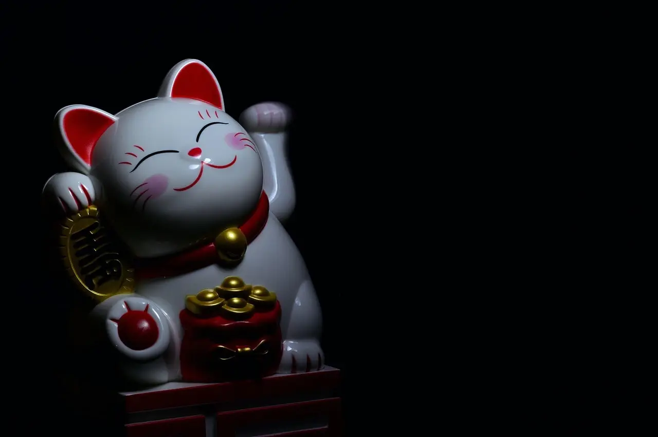 maneki-neko chat porte bonheur